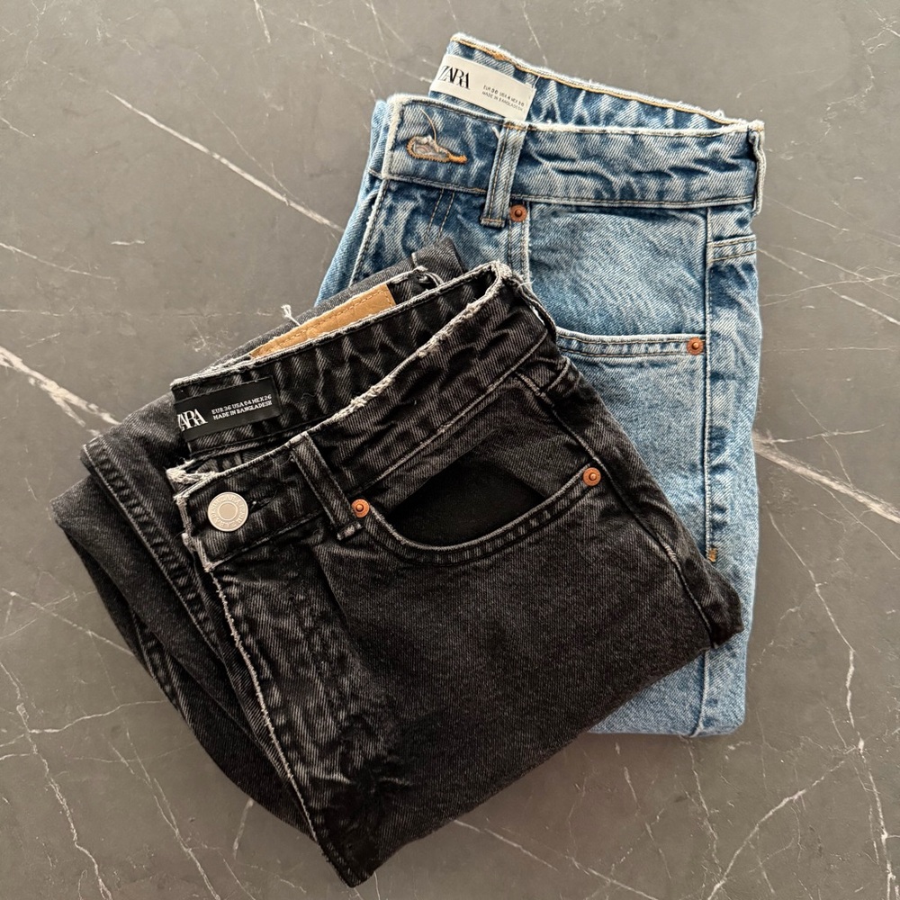 Zara “Mom” Jeans x2